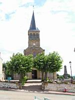 La Motte-Saint-Jean - Eglise romane - Clocher